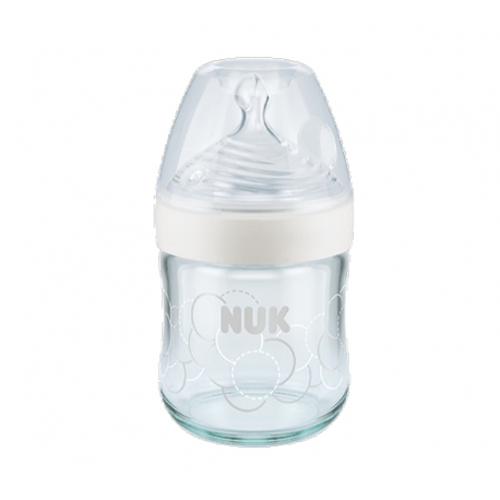NUK® σετ δώρου γυάλινα 3 μπιμπερό Nature Sense 120 ml και 240 ml 0-6M και πιπίλα
