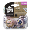 Πιπίλες Tommee Tippee Moda Girl 18-36m, σετ των 2