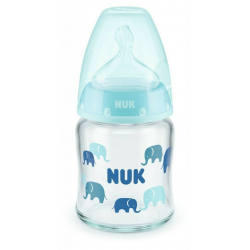 NUK® μπιμπερό First Choice+ με δείκτη ελέγχου θερμοκρασίας 120 ml 0-6M