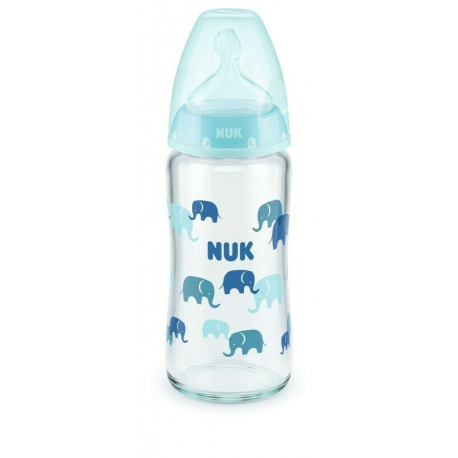 NUK® μπιμπερό First Choice+ με δείκτη ελέγχου θερμοκρασίας 240 ml 0-6M