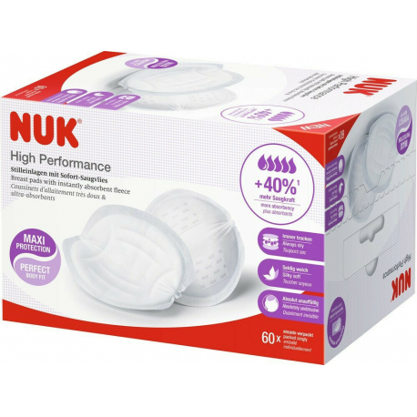 NUK® επιθέματα στήθους High Performance 60 τεμάχια