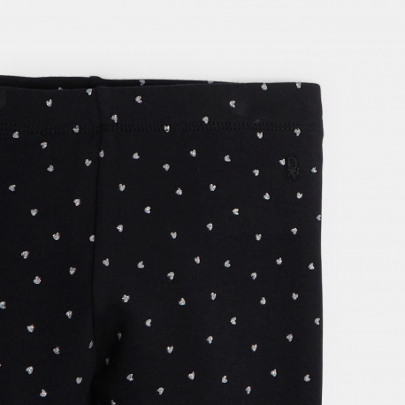 Okaidi Κολάν ζεστό με τυπωμένα σχέδια μαύρο για κορίτσια