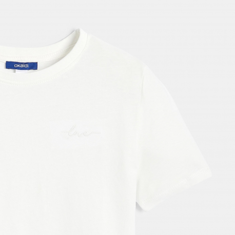 Okaidi Μπλούζα βασικής σειράς,μονόχρωμη για κορίτσια