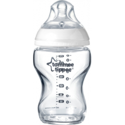 Tommee tippee μπιμπερό Closer to nature αργής ροής 250ml 0m+ (1τμχ)