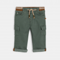 Obaibi Παντελόνι cargo πράσινο για μωρά αγοράκια