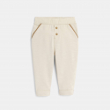 Obaibi Pantalon jersey leger beige bebe garcon