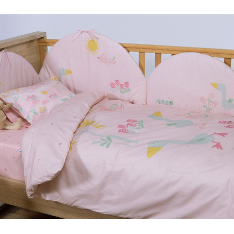 Κουβερλί κούνιας Nef-Nef Homeware Spring Hapiness 110x140 cm