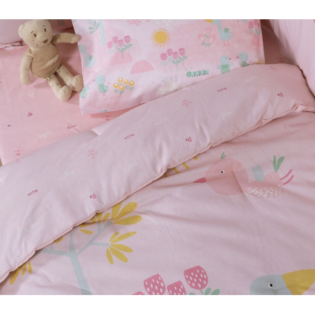 Κουβερλί κούνιας Nef-Nef Homeware Spring Hapiness 110x140 cm