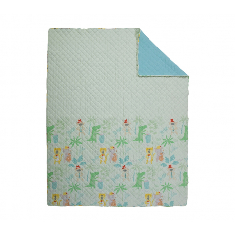 Κουβερλί μονό microfiber Nef-Nef Homeware Jungle Music 180x240 cm