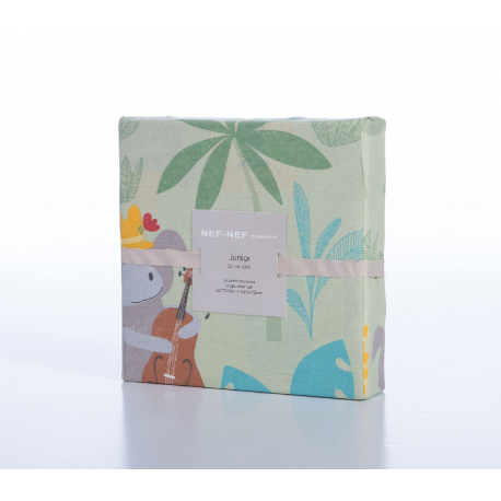 Σεντόνια μονά 3τμχ Nef-Nef Homeware Jungle Music