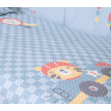 Κουβέρτα πικέ κούνιας Nef-Nef Homeware Super Boy 110x150 cm