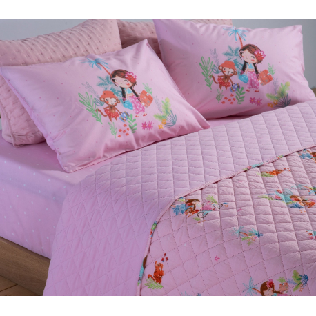 Κουβερλί μονό microfiber Nef-Nef Homeware Welcome To India 180x240 cm