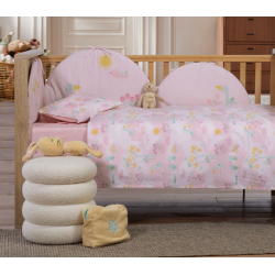 Σεντόνια κούνιας 3τμχ Nef-Nef Homeware Spring Hapiness