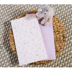 Σεντόνια λίκνου 2τμχ Nef-Nef Homeware Cute & Sweet