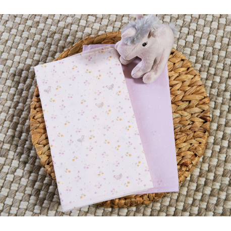 Σεντόνια λίκνου 2τμχ Nef-Nef Homeware Cute &amp; Sweet