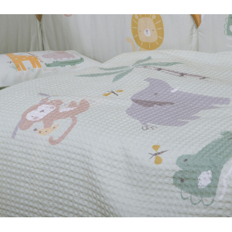 Κουβέρτα πικέ αγκαλιάς Nef-Nef Homeware Savana 80x110 cm