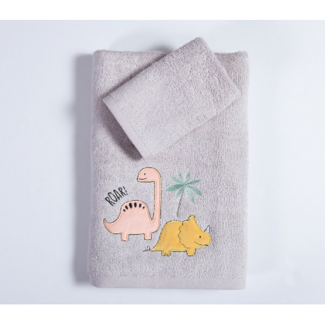 Παιδικές πετσέτες 2τμχ Nef-Nef Homeware Dinosaur Art