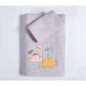Παιδικές πετσέτες 2τμχ Nef-Nef Homeware Dinosaur Art