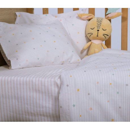 Σεντόνια κούνιας 3τμχ Nef-Nef Homeware Happy