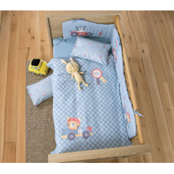 Κουβέρτα πικέ αγκαλιάς Nef-Nef Homeware Super Boy 80x110 cm