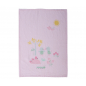 Κουβέρτα πικέ αγκαλιάς Nef-Nef Homeware Spring Hapiness 80x110 cm
