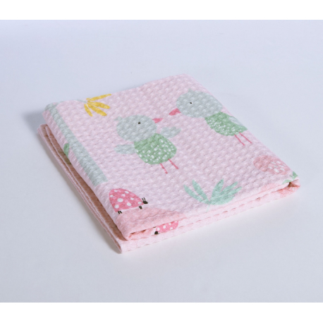 Κουβέρτα πικέ αγκαλιάς Nef-Nef Homeware Spring Hapiness 80x110 cm