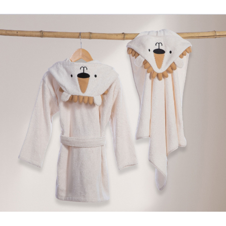 Βρεφικό μπουρνούζι Nef-Nef Homeware Jungle In Motion