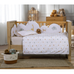 Σεντόνια κούνιας 3τμχ Nef-Nef Homeware Jungle In Motion