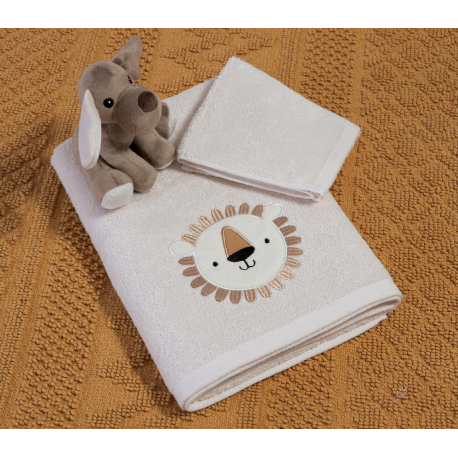 Βρεφικές πετσέτες 2τμχ Nef-Nef Homeware Jungle In Motion