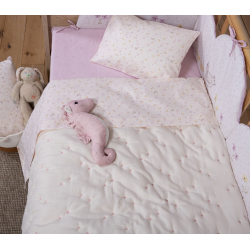 Κουβερλί κούνιας microfiber Nef-Nef Homeware Special Flower 110x150 cm