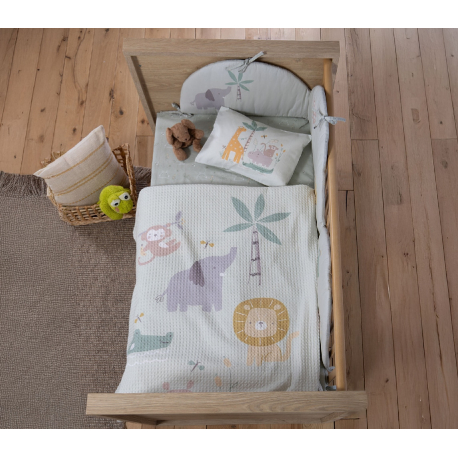 Κουβέρτα πικέ κούνιας Nef-Nef Homeware Savana 110x150 cm