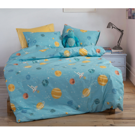 Σεντόνια μονά 3τμχ Nef-Nef Homeware This Is My Galaxy