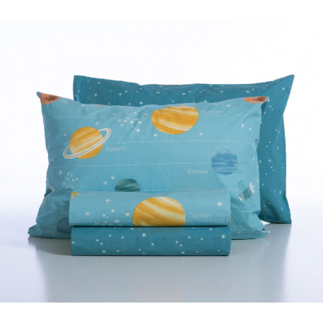 Σεντόνια μονά 3τμχ Nef-Nef Homeware This Is My Galaxy