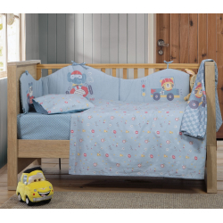 Σεντόνια κούνιας 3τμχ Nef-Nef Homeware Super Boy