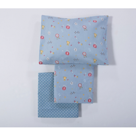 Σεντόνια κούνιας 3τμχ Nef-Nef Homeware Super Boy