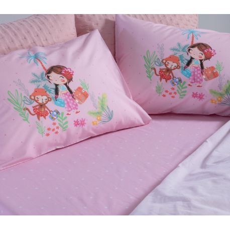 Σεντόνια μονά 3τμχ Nef-Nef Homeware Welcome To India