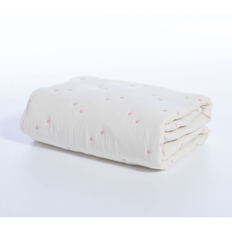 Κουβερλί αγκαλιάς microfiber Nef-Nef Homeware Special Flower 80x110 cm