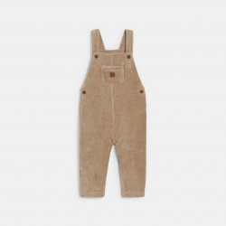 Obaibi Σαλοπέτα από κοτλέ βελούδο μπεζ για μωρά αγοράκια