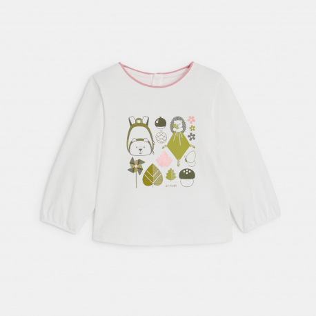 Obaibi Μπλούζα μακρυμάνικη , για παιδικό σταθμό, ροζ για μωρά κοριτσάκια