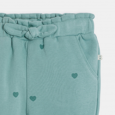 Obaibi Παντελόνι πράσινο με δέσιμο