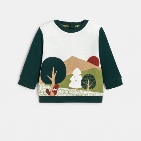 Obaibi Φούτερ πράσινο για μωρά αγοράκια