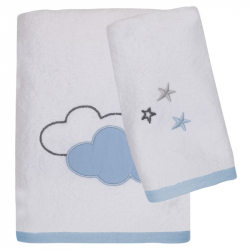 Πετσέτες με κέντημα Das® Baby Fun σετ των 2