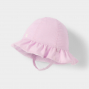 Obaibi Chapeau de soleil reversible rose bebe fille