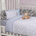 Σετ σεντόνια κούνιας Das® Baby Fun 130x170 cm
