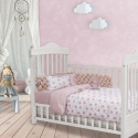 Σετ σεντόνια κούνιας Das® Baby Fun 130x170 cm