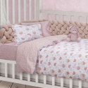 Σετ σεντόνια κούνιας Das® Baby Fun 130x170 cm
