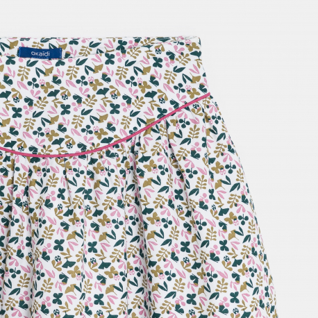 Okaidi Φούστα κοντή με τυπωμένα σχέδια γκρι για κορίτσια