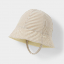Obaibi Chapeau de soleil reversible beige bebe garcon