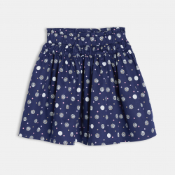 Okaidi Jupe evasee bleu marine Fille