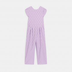 Okaidi Combinaison a pois violette Fille
